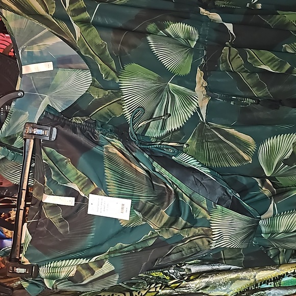 Lane Bryant Plus Size 14/16 Botanical Palm 🌴 Swim Cover-up - Picture 4 of 4